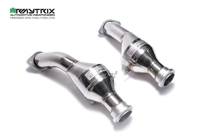 Armytrix exhaust system for Mercedes-AMG W205 C43/C400/C450 OPF (2019-present) valvetronic exhaust system