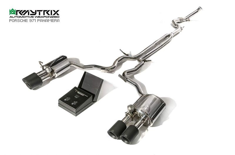 Armytrix exhaust system for Porsche Panamera 971 3.0L V6 Turbo (2017-present) valvetronic exhaust system