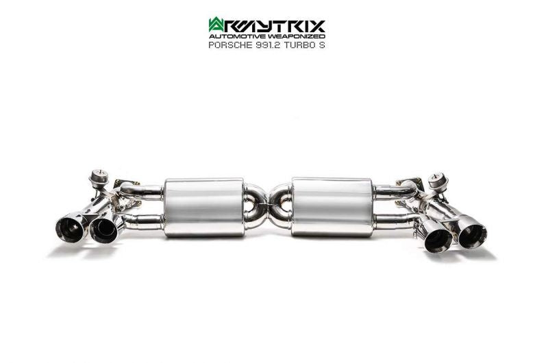 Armytrix exhaust system for Porsche 911 Turbo 991.2 Turbo S (2016-2019 ) valvetronic exhaust system