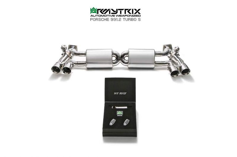 Armytrix exhaust system for Porsche 911 Turbo 991.2 Turbo S (2016-2019 ) valvetronic exhaust system