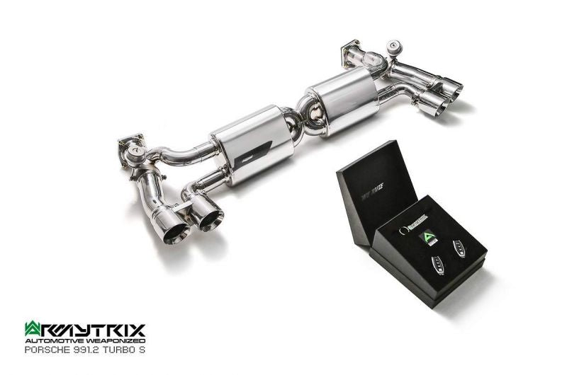 Výfukový systém Armytrix pro Porsche 911 Turbo 991.2 Turbo S (2016-2019 ) valvetronic exhaust system