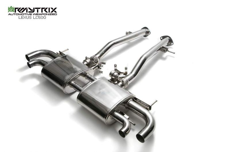 Armytrix exhaust systems for Lexus LC500 5.0 V8 (2017-present) valvetronic exhaust system