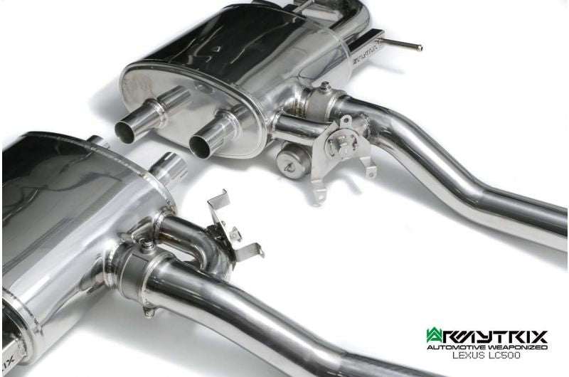 Armytrix exhaust systems for Lexus LC500 5.0 V8 (2017-present) valvetronic exhaust system