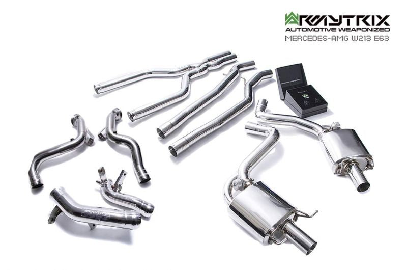 Armytrix exhaust system for Mercedes-AMG W213 E63/E63S (2016-present) valvetronic exhaust system