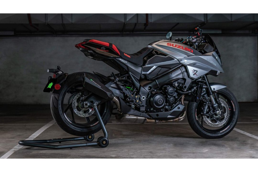 Armytrix exhaust systems for SUZUKI KATANA 2019-2023 Titanium