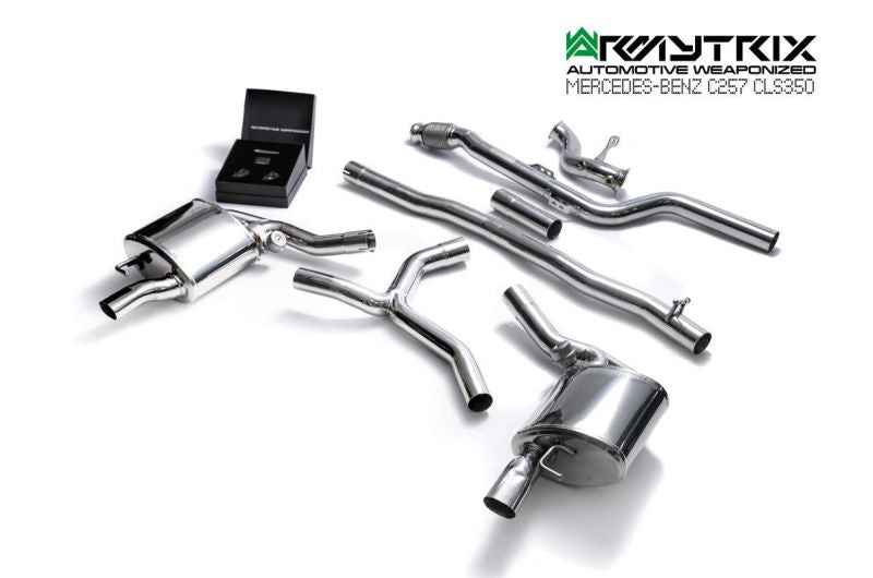 Armytrix exhaust system for Mercedes Benz C257 CLS350 (2018-present) valvetronic exhaust system