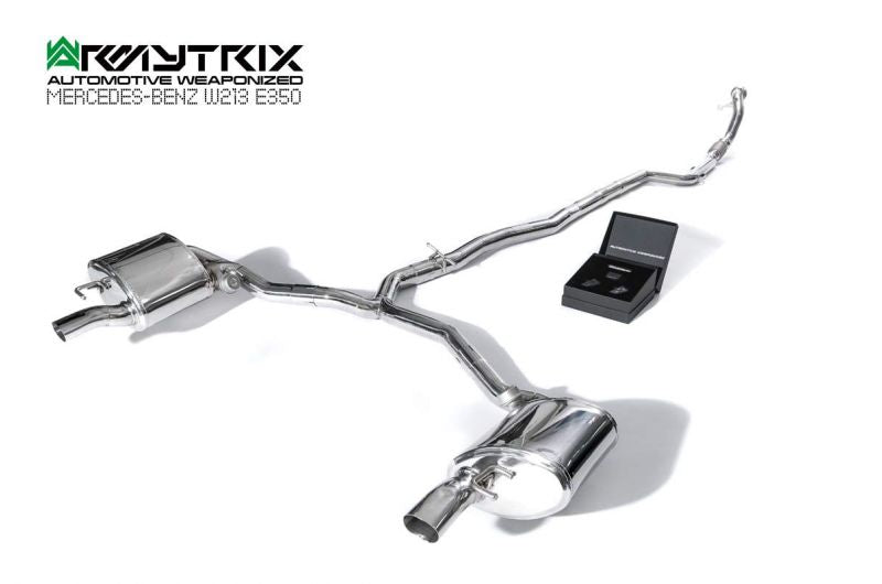 Armytrix exhaust system for Mercedes Benz W213 E350 Non-OPF (2018-Present) *Right-Hand Drive* valvetronic exhaust system