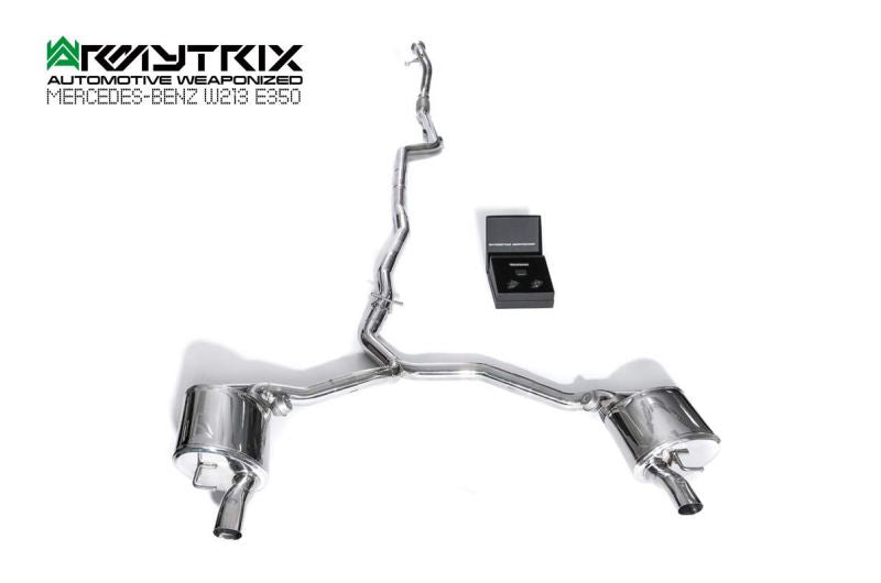 Armytrix exhaust system for Mercedes Benz W213 E350 Non-OPF (2018-Present) *Right-Hand Drive* valvetronic exhaust system