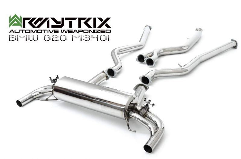 Armytrix exhaust system for BMW G20/G21 M340i (2019-Present) valvetronic exhaust system 