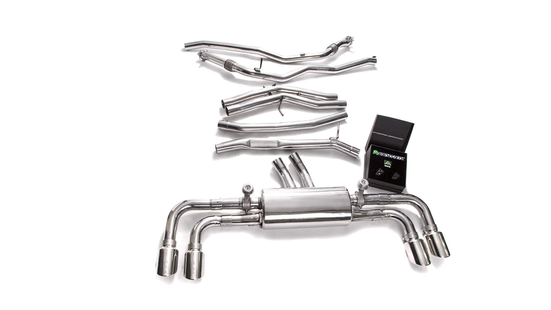 Výfukový systém Armytrix pro Porsche Cayenne E3 3.0 Turbo OPF (2018-present) valvetronic exhaust system