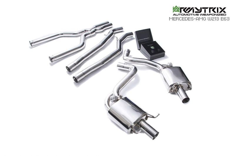 Armytrix exhaust system for Mercedes-AMG W213 E63/E63S (2016-present) valvetronic exhaust system