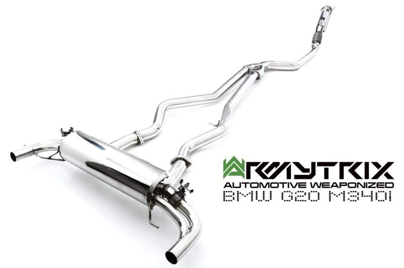 Armytrix exhaust system for BMW G20/G21 M340i (2019-Present) valvetronic exhaust system 