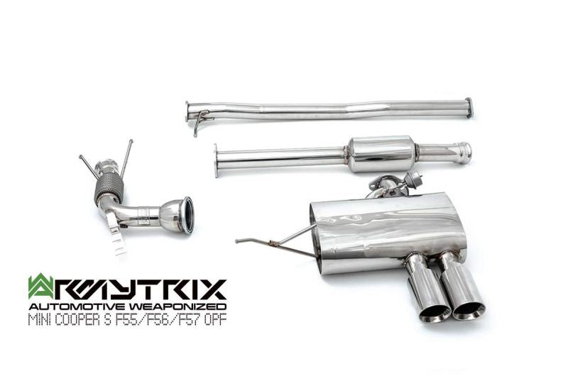 Výfukový systém Armytrix pro MINI Cooper S F56 F57 2.0 turbo (2019-Present) valvetronic exhaust system