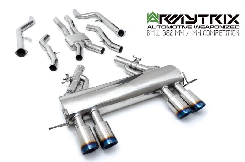 Armytrix exhaust system for BMW G82 M4 Competition (OE Valve Control) valvetronic exhaust system 