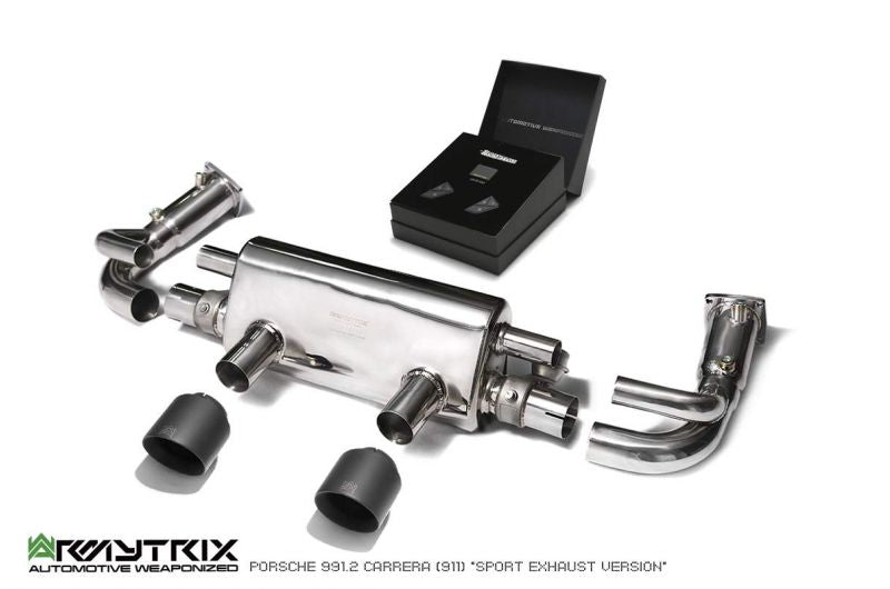 Výfukový systém Armytrix pro Porsche 911 Carrera 991.2 S /4 /4S /GTS (2016-2019) valvetronic exhaust system