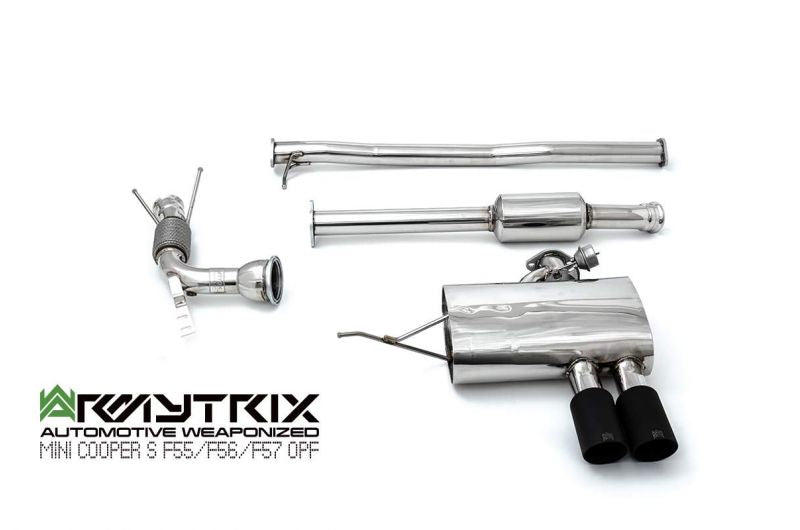 Armytrix exhaust system for MINI Cooper S F56 F57 2.0 turbo (2019-Present) valvetronic exhaust system