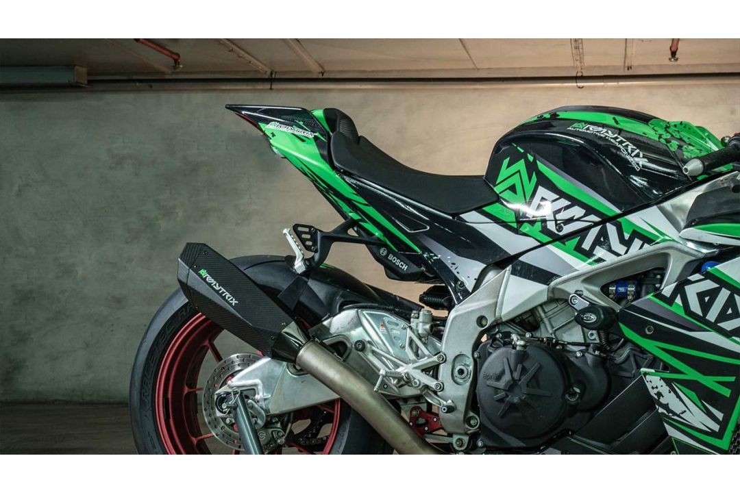 Výfukové systémy Armytrix pro APRILIA RSV4 RF 2017-2020 Titanium