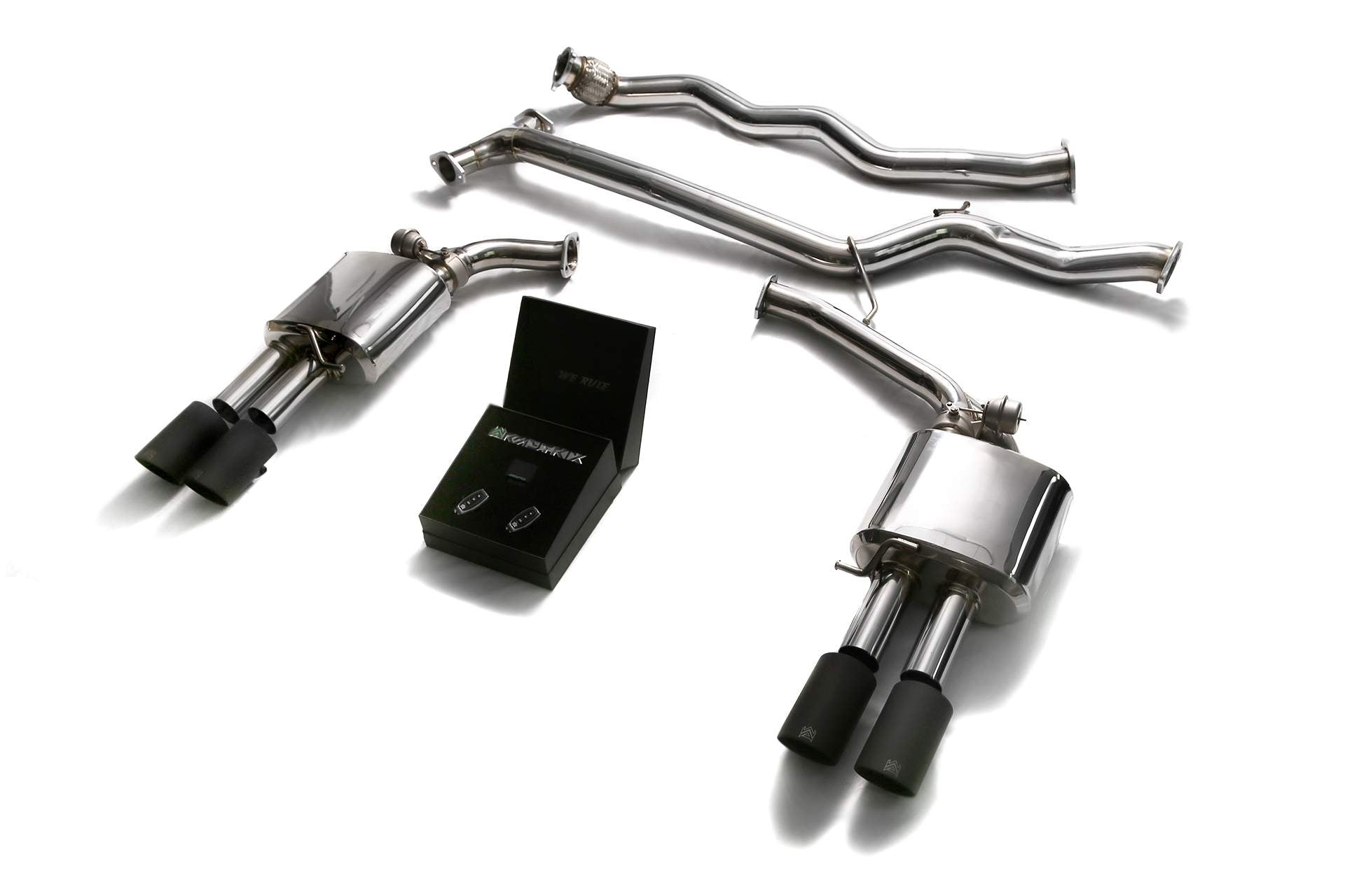 Výfukový systém Armytrix pro Audi A4 B8 1.8 TFSI Sedan/Avant (2008-2015) valvetronic exhaust system