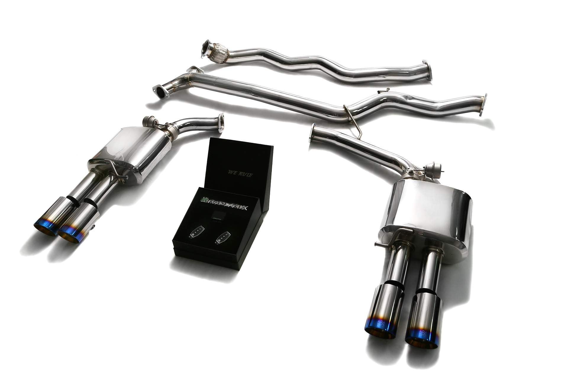 Výfukový systém Armytrix pro Audi A4 B8 1.8 TFSI Sedan/Avant (2008-2015) valvetronic exhaust system