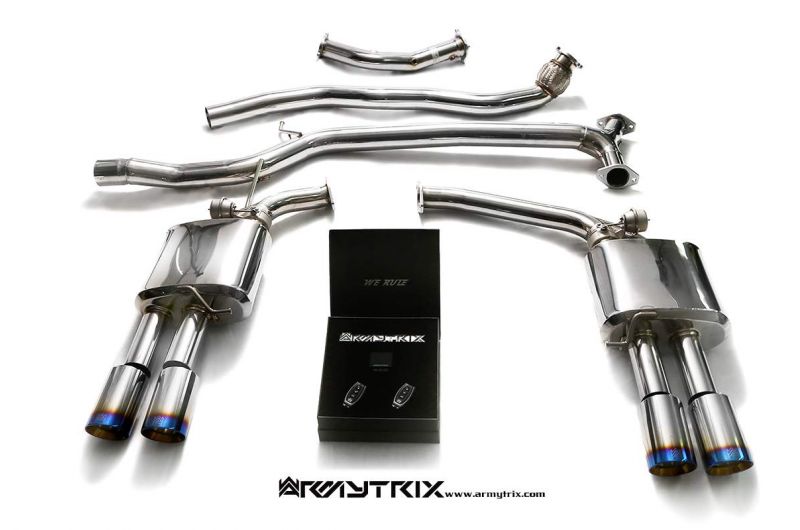 Armytrix exhaust system for Audi A5 B8 1.8 2.0 TFSI Coupe/Cabriolet (2008-2015) valvetronic exhaust system 