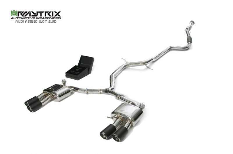 Armytrix exhaust system for Audi A5 B9 2.0 TFSI Coupé 2WD (2016-present) valvetronic exhaust system 