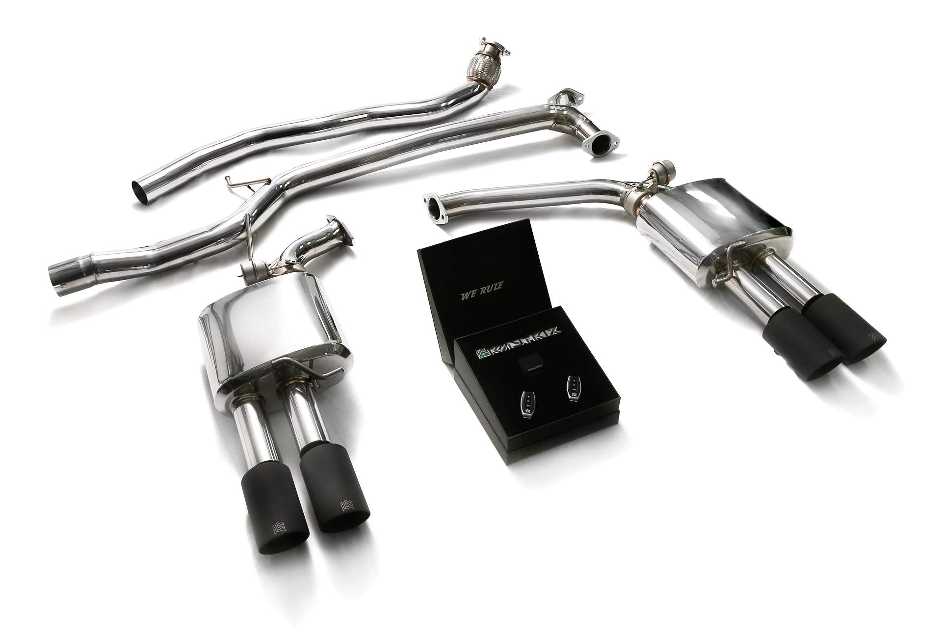 Armytrix exhaust system for Audi A5 B8 1.8 2.0 TFSI Coupe/Cabriolet (2008-2015) valvetronic exhaust system 