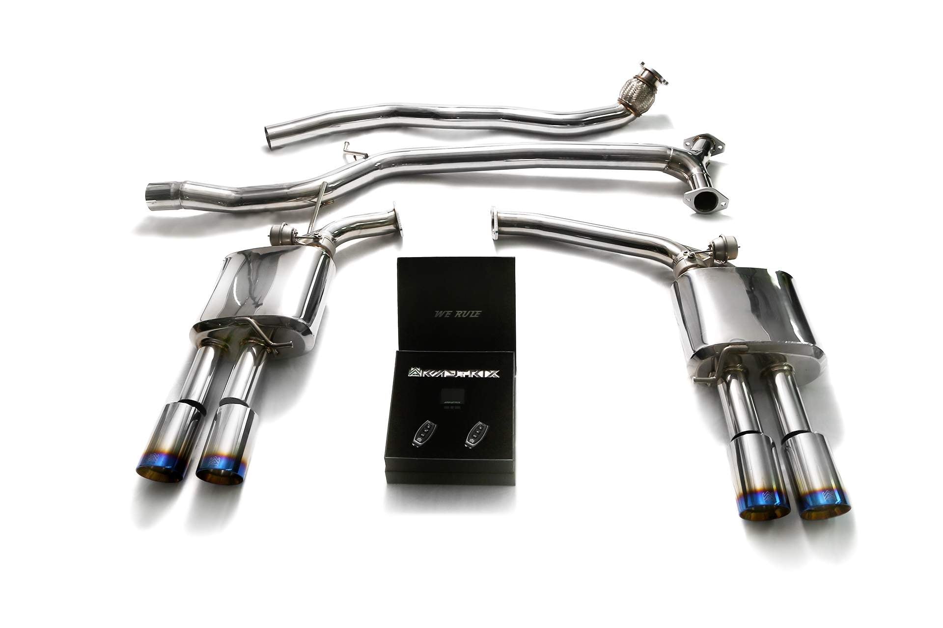 Výfukový systém Armytrix pro Audi A5 B8 1.8 2.0 TFSI Coupe/Cabriolet (2008-2015) valvetronic exhaust system