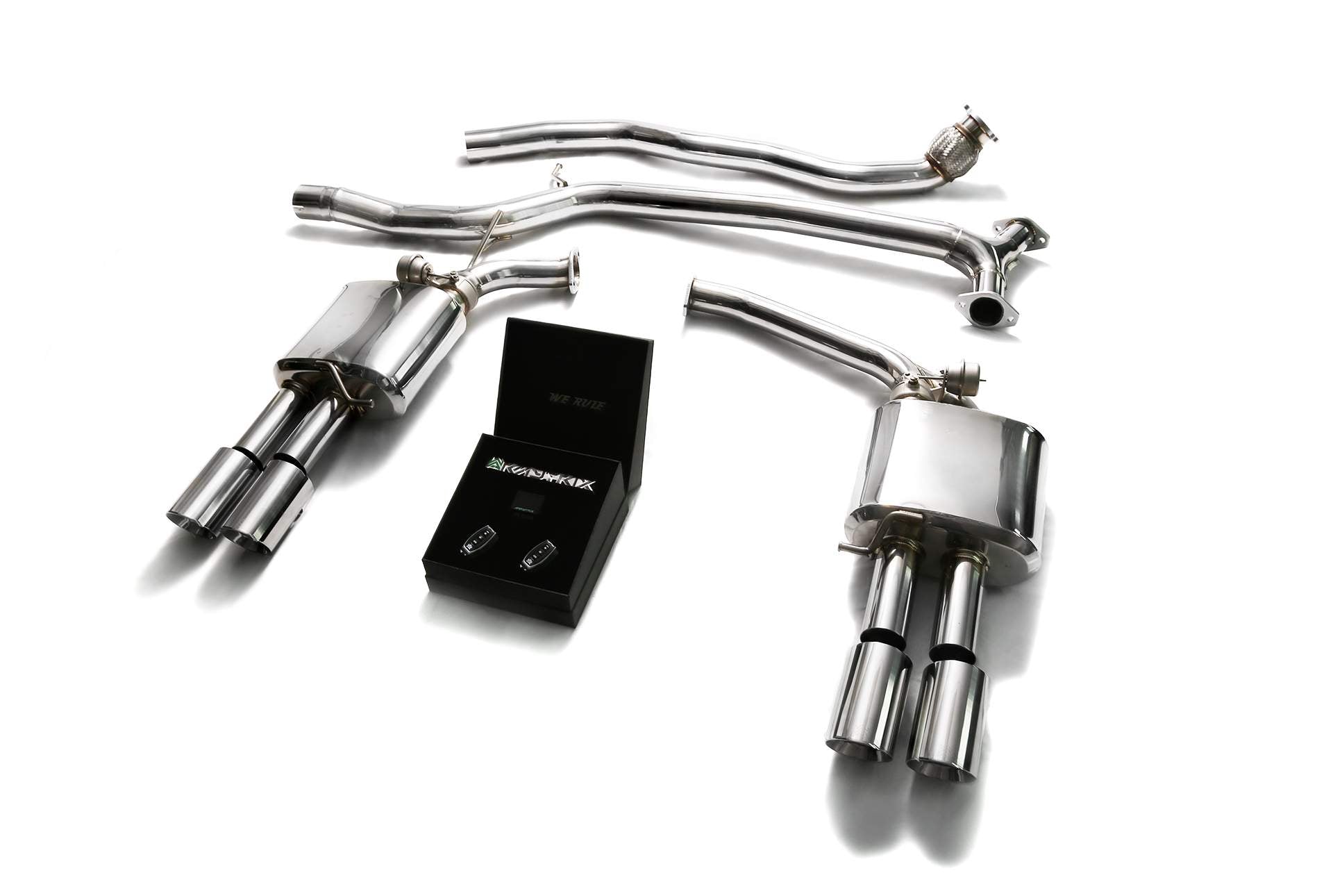 Armytrix exhaust system for Audi A5 B8 1.8 2.0 TFSI Coupe/Cabriolet (2008-2015) valvetronic exhaust system 