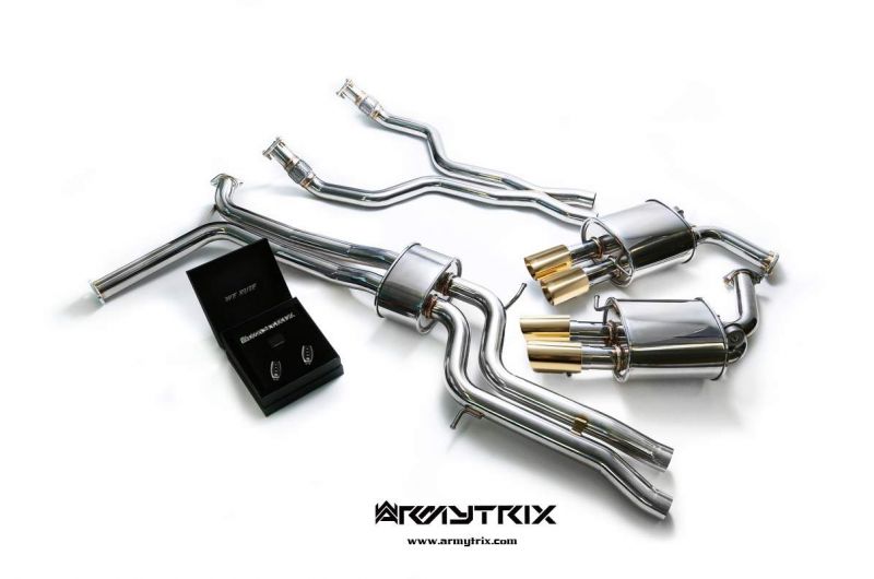 Výfukový systém Armytrix pro Audi A7 C7 3.0 TFSI (2012-2018) valvetronic exhaust system