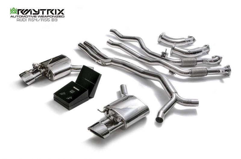 Armytrix exhaust system for Audi RS5 B9 Coupe Non-OPF (2017-Present) valvetronic exhaust system 