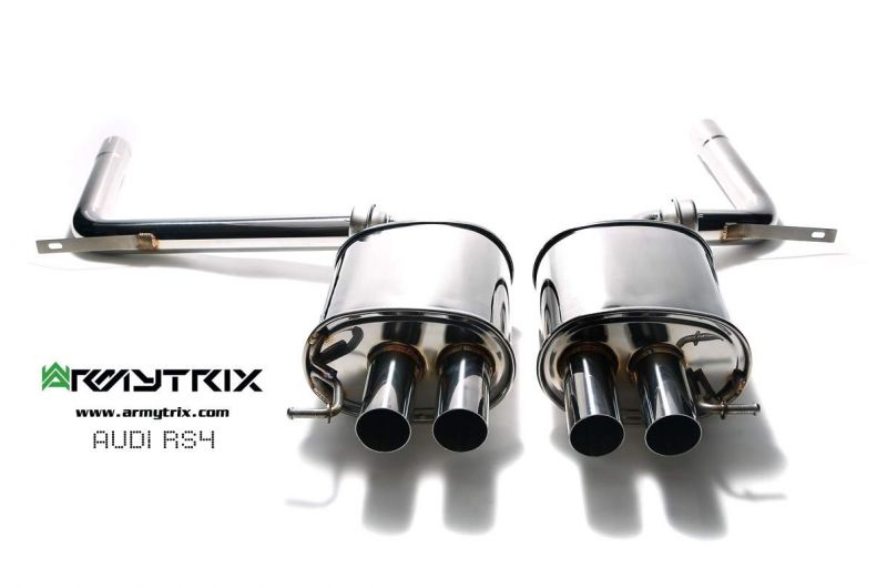 Výfukový systém Armytrix pro Audi RS4 B8 4.2 V8 FSI (2012-2015) valvetronic exhaust system