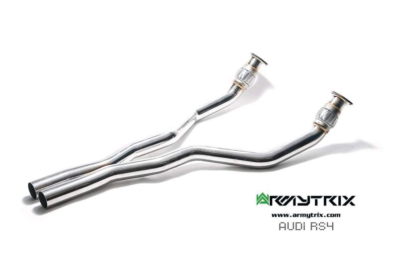 Výfukový systém Armytrix pro Audi RS4 B8 4.2 V8 FSI (2012-2015) valvetronic exhaust system