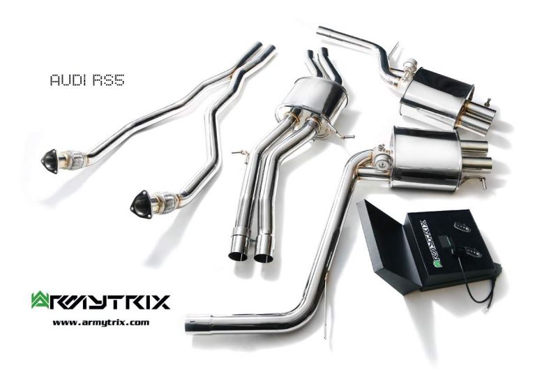 Armytrix exhaust system for Audi RS5 B8 4.2 V8 FSI (2010-2015) valvetronic exhaust system 