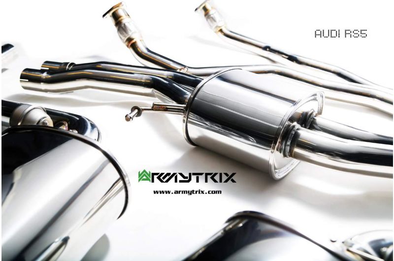 Armytrix exhaust system for Audi RS5 B8 4.2 V8 FSI (2010-2015) valvetronic exhaust system 