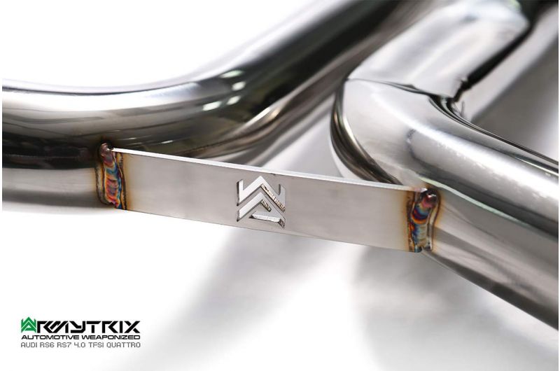 Armytrix exhaust system for Audi S7 C7 4.0 V8 Twin Turbo (2012-2018) valvetronic exhaust system 