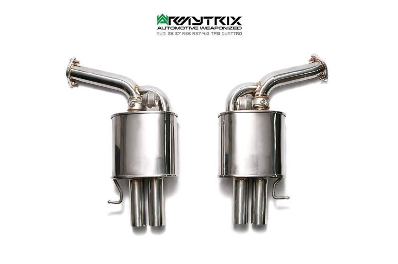 Armytrix exhaust system for Audi S7 C7 4.0 V8 Twin Turbo (2012-2018) valvetronic exhaust system 