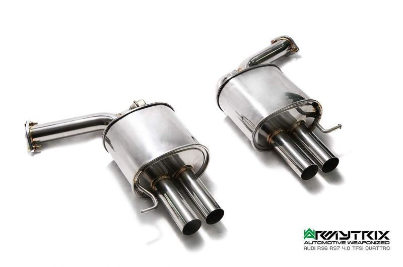 Armytrix exhaust system for Audi S7 C7 4.0 V8 Twin Turbo (2012-2018) valvetronic exhaust system 