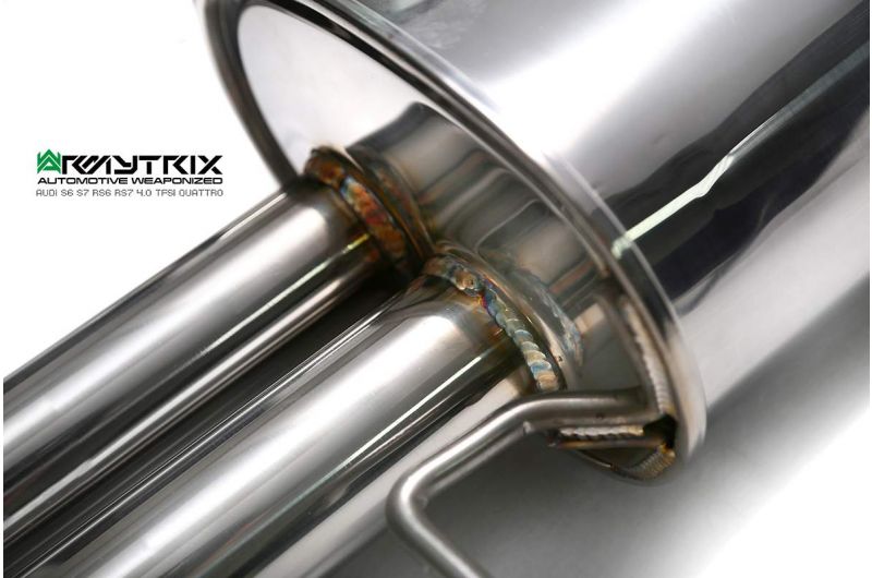 Armytrix exhaust system for Audi S7 C7 4.0 V8 Twin Turbo (2012-2018) valvetronic exhaust system 