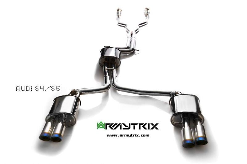 Armytrix exhaust system for Audi A5 B8 3.0 TFSI Sportback (2011-2015) valvetronic exhaust system 