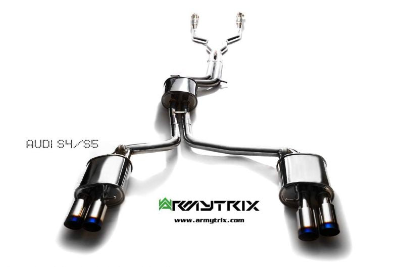 Výfukový systém Armytrix pro Audi S5 B8 3.0 TFSI Sportback (2009-2015) valvetronic exhaust system