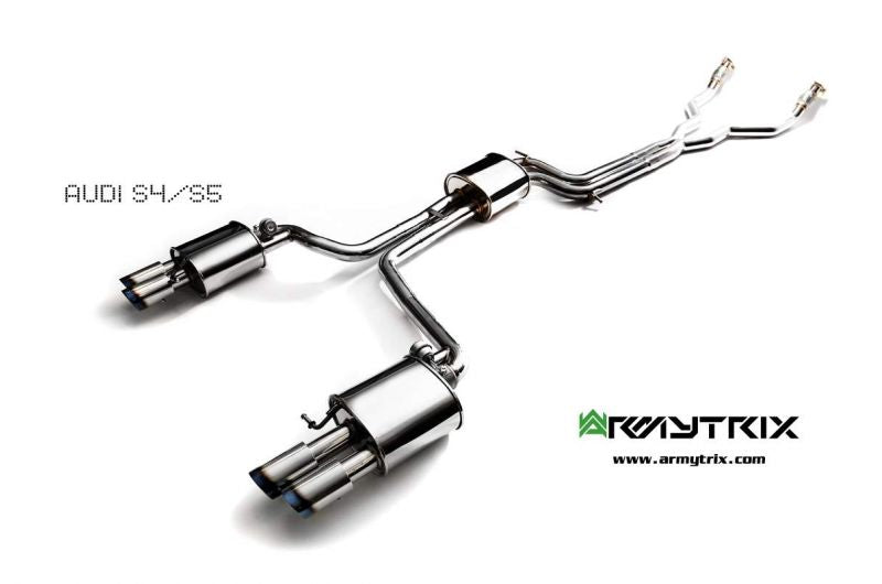 Armytrix exhaust system for Audi S5 B8 4.2 V8 FSI Coupé (2007-2012) valvetronic exhaust system 