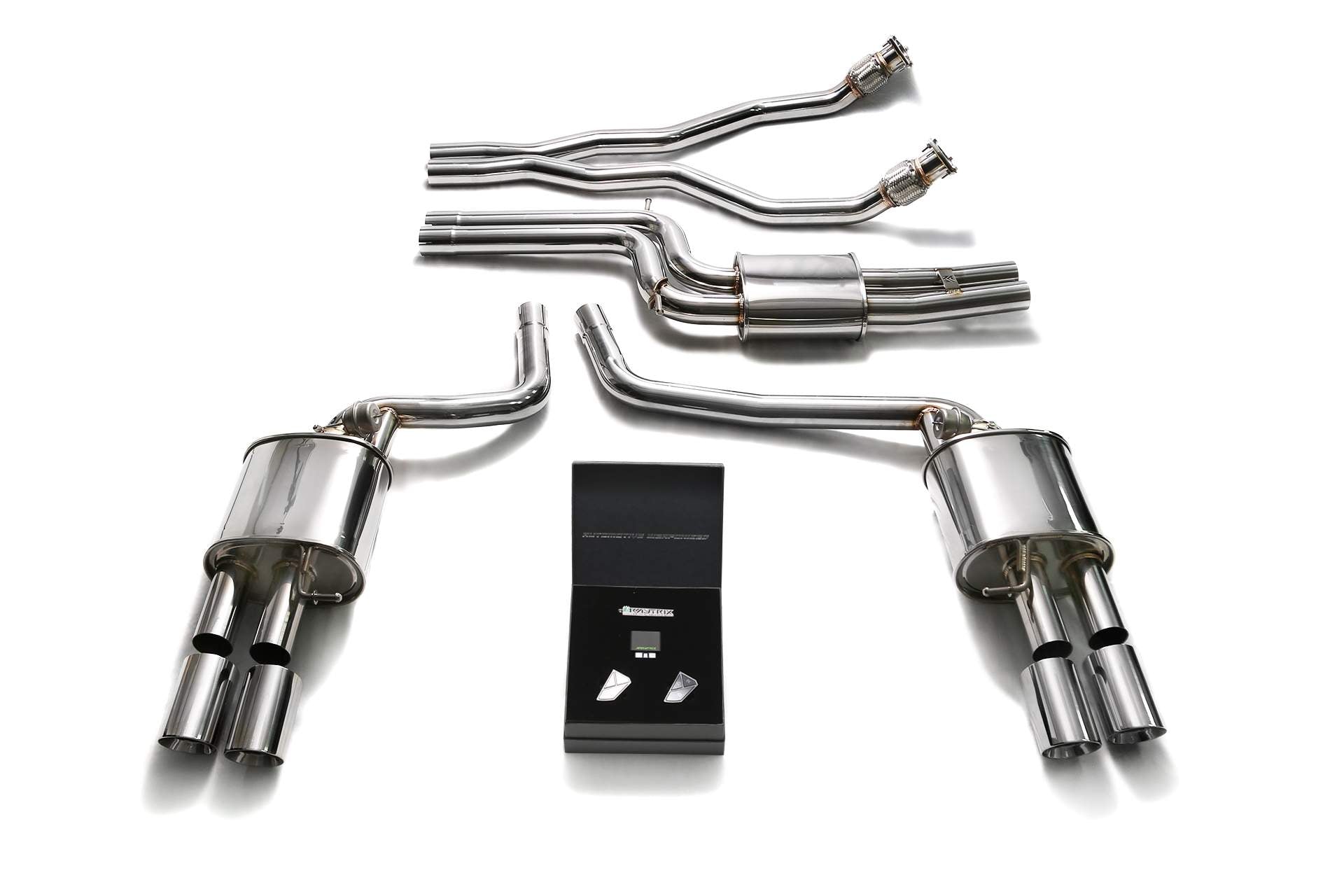 Armytrix exhaust system for Audi S5 B8 4.2 V8 FSI Coupé (2007-2012) valvetronic exhaust system 