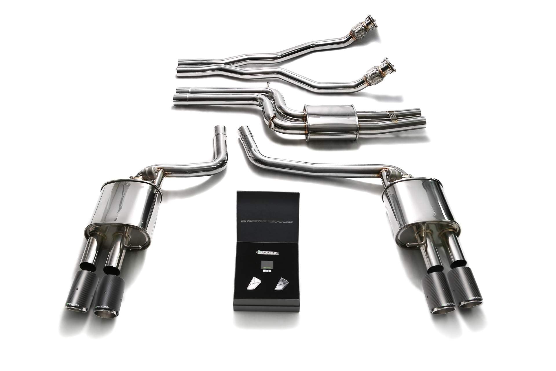 Výfukový systém Armytrix pro Audi S5 B8 4.2 V8 FSI Coupé (2007-2012) valvetronic exhaust system