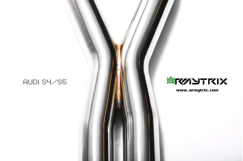 Armytrix exhaust system for Audi S5 B8 4.2 V8 FSI Coupé (2007-2012) valvetronic exhaust system 