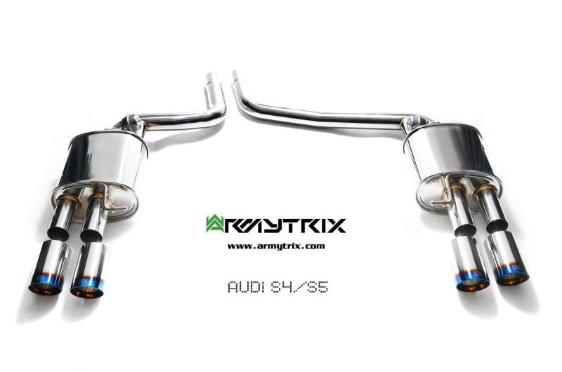 Armytrix exhaust system for Audi S5 B8 3.0 TFSI Sportback (2009-2015) valvetronic exhaust system 