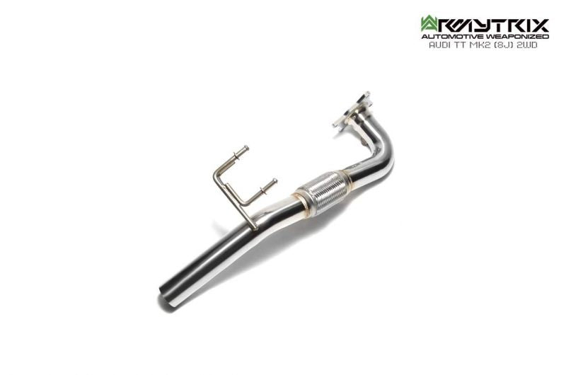 Armytrix exhaust system for Audi TT 8J MK2 2WD 1.8/2.0 TFSI Coupé (2006-2014) valvetronic exhaust system 