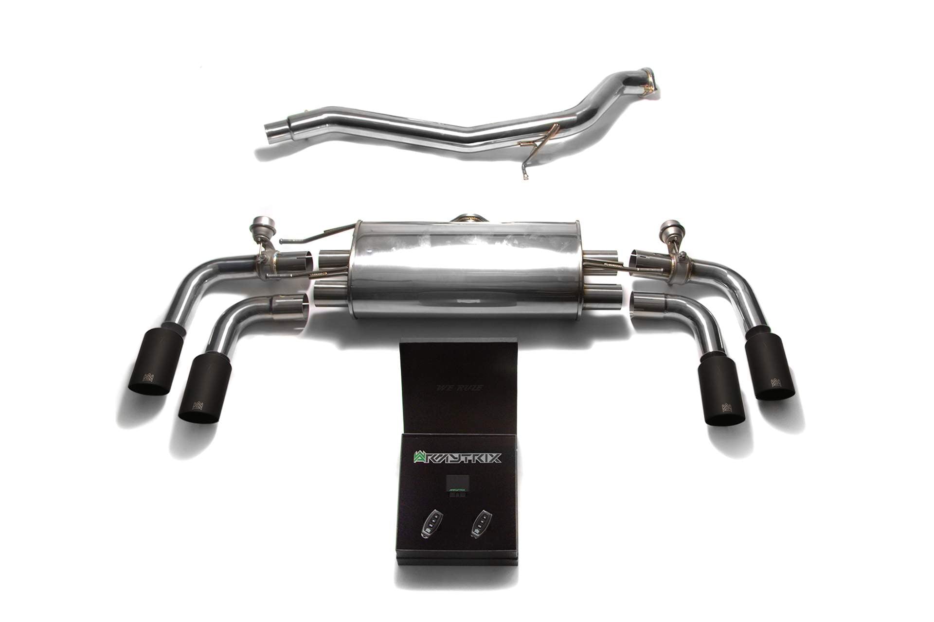 Výfukový systém Armytrix pro Audi TTS 8J MK2 Quattro Coupé (2008-2014) valvetronic exhaust system