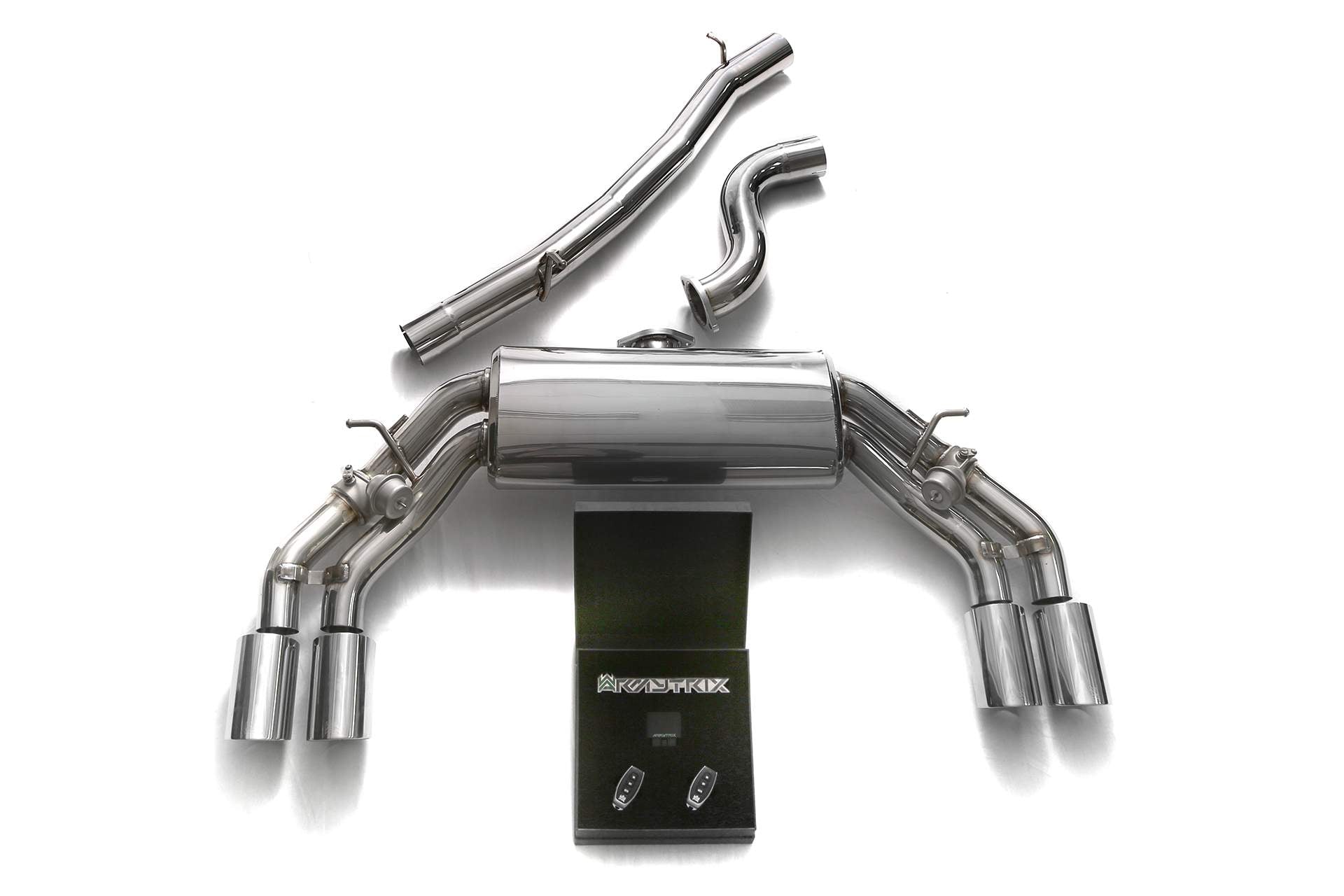 Armytrix exhaust system for Audi TTS 8S MK3 Quattro Coupé Non-OPF (2015-2023) valvetronic exhaust system 