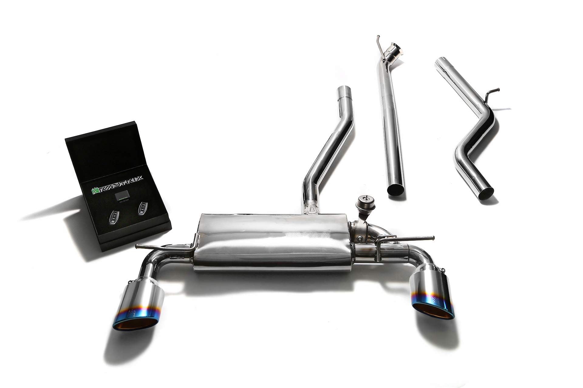 Výfukové systémy Armytrix pro Mercedes Benz W176 A180 A200 A250 (2012-2015) valvetronic exhaust system