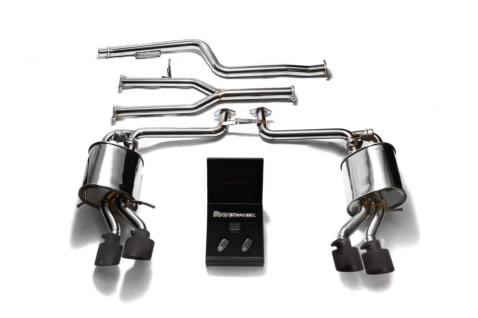 Armytrix exhaust systems for Mercedes Benz W204 C180/C200/C250 1.8 Turbo (2011-2014) valvetronic exhaust system